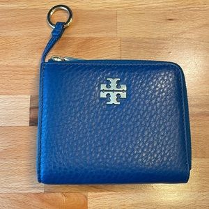 Tory Burch Blue Mini Wallet